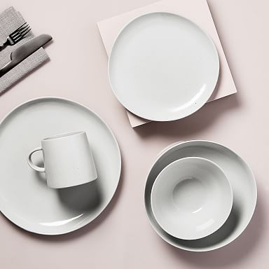 Richmond Stoneware Dinner Plates, White