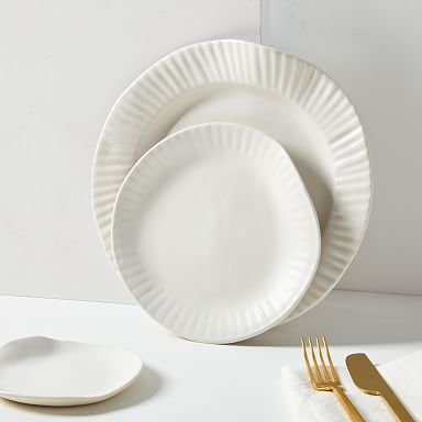 SIN Porcelain Paper Plate - White