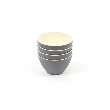 Organic Shaped Small Bowls - Gold Rimmed
