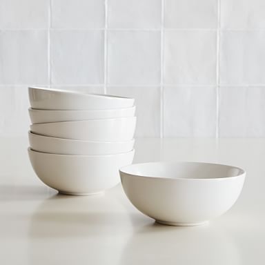 Coupe Stoneware Cereal Bowls (Set of 6)