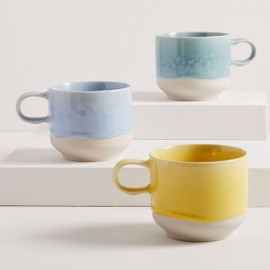 Drip Glaze Mugs