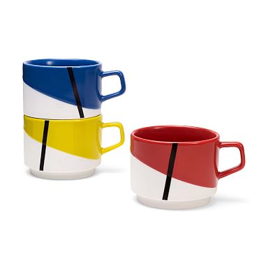 MoMA De Stijl Stacking Mugs