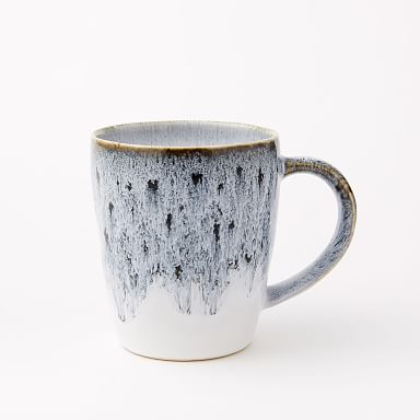 Reactive Stoneware Mugs