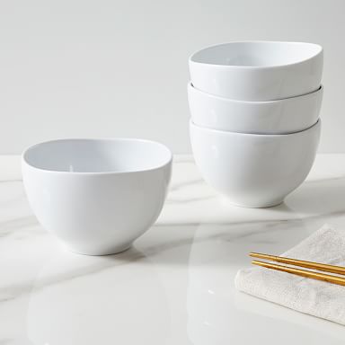 Reactive Stoneware Cereal Bowls