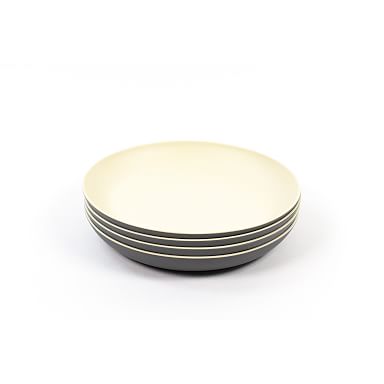 Organic Shaped Small Bowls - Silver Rimmed