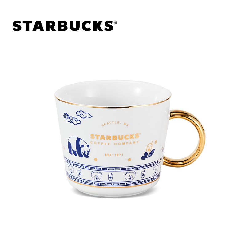 Organic Shaped Dinner Mugs - Silver Rimmed